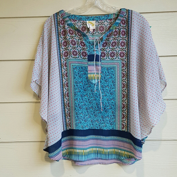 Fig & Flower Tops - Anthropologie Fig and Flower Tunic Top L